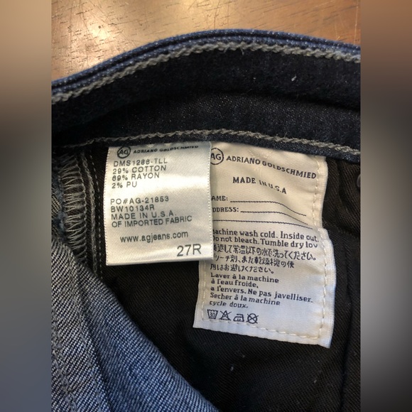 AG Adriano Goldschmied The Legging Super Skinny Fit Women’s size Jeans 27R - Picture 5 of 5